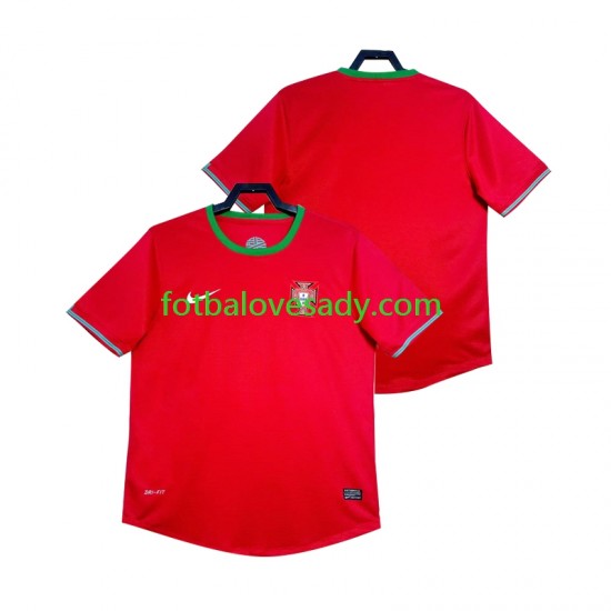 Portugalsko Retro 2012 Muži Fotbalový dres Domácí Krátký rukáv