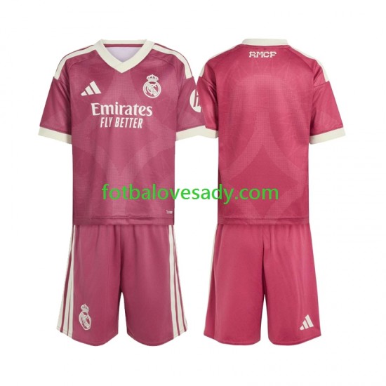 Real Madrid Děti Fotbalový dres Třetí 2026-2027 Krátký rukáv
