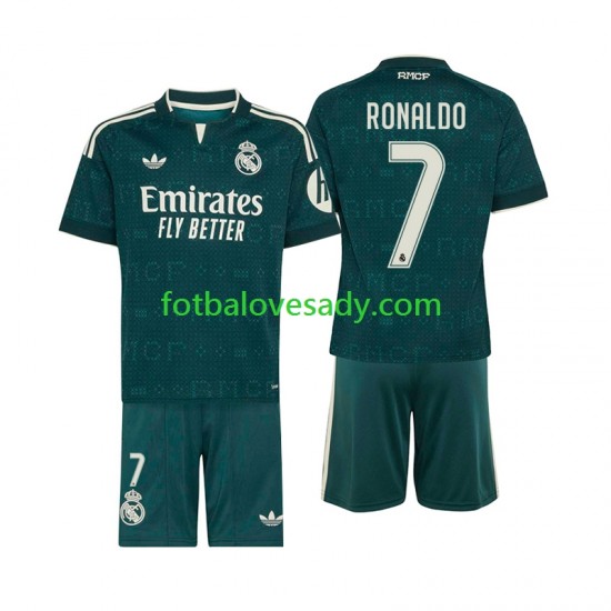 Real Madrid Cristiano Ronaldo 7 Děti Fotbalový dres Venkovní 2026-2027 Krátký rukáv