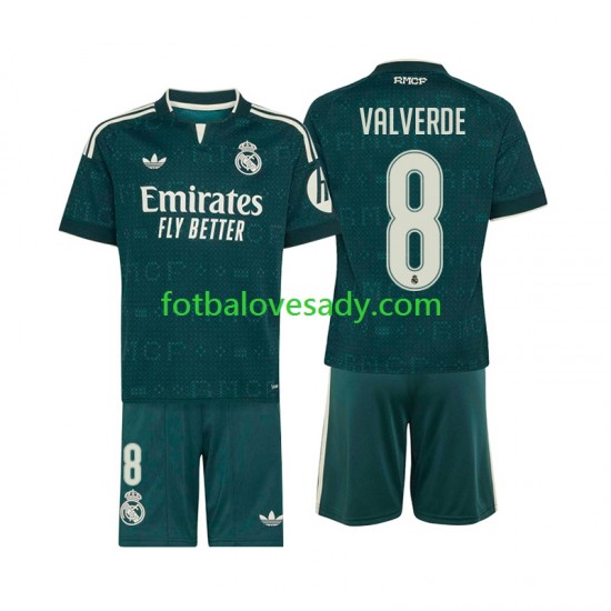 Real Madrid Federico Valverde 8 Děti Fotbalový dres Venkovní 2026-2027 Krátký rukáv