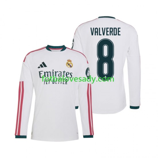 Real Madrid Federico Valverde 8 Muži Fotbalový dres Domácí 2026-2027 Dlouhý rukáv