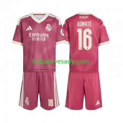 Real Madrid Ibrahima Konate 16 Děti Fotbalový dres Třetí 2026-2027 Krátký rukáv
