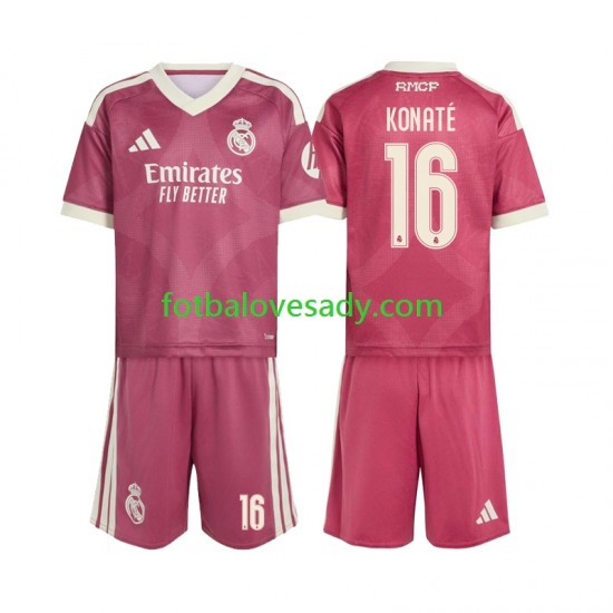 Real Madrid Ibrahima Konate 16 Děti Fotbalový dres Třetí 2026-2027 Krátký rukáv