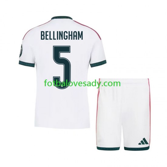 Real Madrid Jude Bellingham 5 Děti Fotbalový dres Domácí 2026-2027 Krátký rukáv