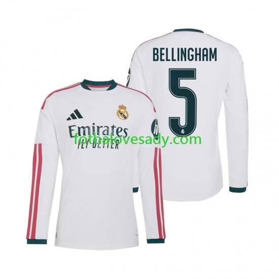 Real Madrid Jude Bellingham 5 Muži Fotbalový dres Domácí 2026-2027 Dlouhý rukáv