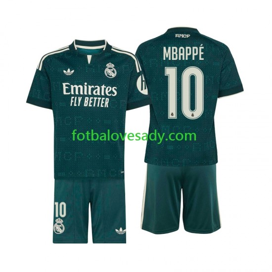 Real Madrid Kylian Mbappe 10 Děti Fotbalový dres Venkovní 2026-2027 Krátký rukáv