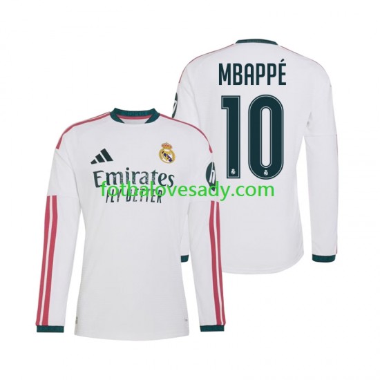 Real Madrid Kylian Mbappe 10 Muži Fotbalový dres Domácí 2026-2027 Dlouhý rukáv