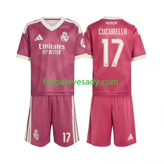 Real Madrid Marc Cucurella 17 Děti Fotbalový dres Třetí 2026-2027 Krátký rukáv