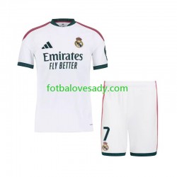 Real Madrid Vinicius Junior 7 Děti Fotbalový dres Domácí 2026-2027 Krátký rukáv