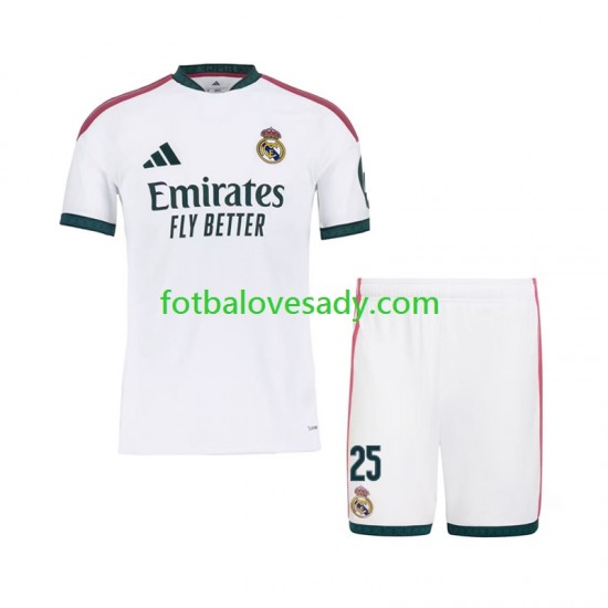 Real Madrid Yan Diomande 25 Děti Fotbalový dres Domácí 2026-2027 Krátký rukáv