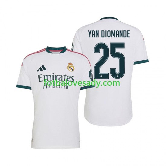 Real Madrid Yan Diomande 25 Muži Fotbalový dres Domácí 2026-2027 Krátký rukáv