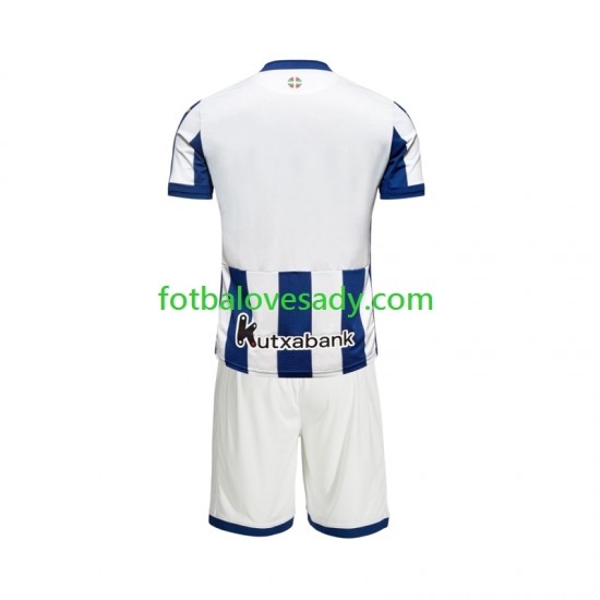 Real Sociedad Děti Fotbalový dres Domácí 2026-2027 Krátký rukáv