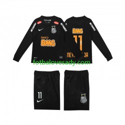 Retro Santos NEYMAR JR 11 Classic 2012 2013 Děti Fotbalový dres Venkovní Dlouhý rukáv