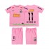 Retro Santos Neymar JR 11 2012 2013 Děti Fotbalový dres Čtvrtý Krátký rukáv