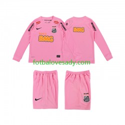 Retro Santos 2012 2013 Děti Fotbalový dres Čtvrtý Dlouhý rukáv
