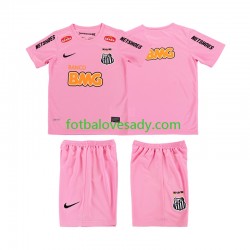 Retro Santos 2012 2013 Děti Fotbalový dres Čtvrtý Krátký rukáv