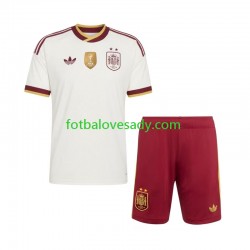 Španělsko 2-star Děti Fotbalový dres Venkovní 2026-2027 Krátký rukáv