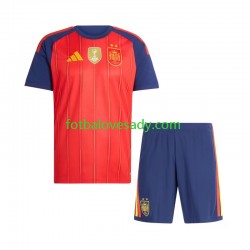 Španělsko 2-star Děti Fotbalový dres Domácí 2026-2027 Krátký rukáv