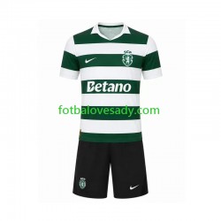 Sporting CP Děti Fotbalový dres Domácí 2026-2027 Krátký rukáv