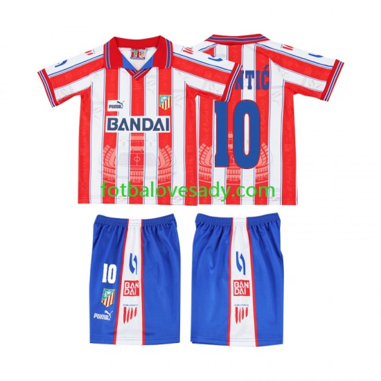 Sporting CP Retro PANTIC 10 1996 1997 Děti Fotbalový dres Domácí Krátký rukáv