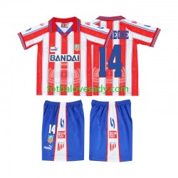Sporting CP Retro SIMEONE 14 1996 1997 Děti Fotbalový dres Domácí Krátký rukáv