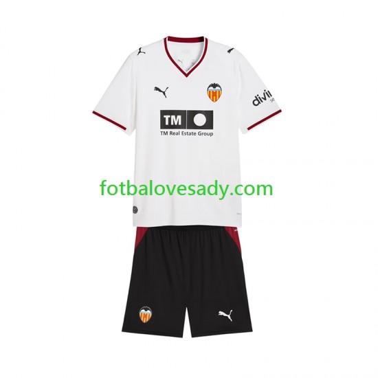 Valencia CF Děti Fotbalový dres Domácí 2026-2027 Krátký rukáv