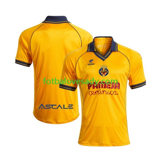 Villarreal CF Retro Muži Fotbalový dres Domácí 2025-2026 Krátký rukáv