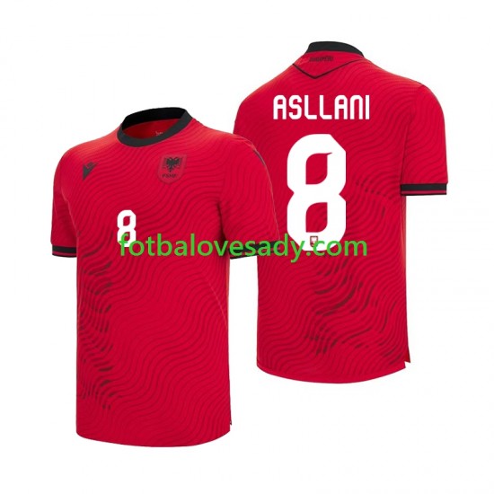 Albánie Kristjan Asllani 8 Muži Fotbalový dres Domácí Mistrovství světa 2026 Krátký rukáv