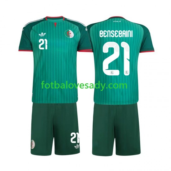 Alžírsko Ramy Bensebaini 21 2026 Děti Fotbalový dres Venkovní Krátký rukáv