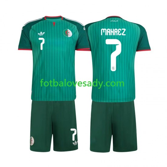 Alžírsko Riyad Mahrez 7 2026 Děti Fotbalový dres Venkovní Krátký rukáv