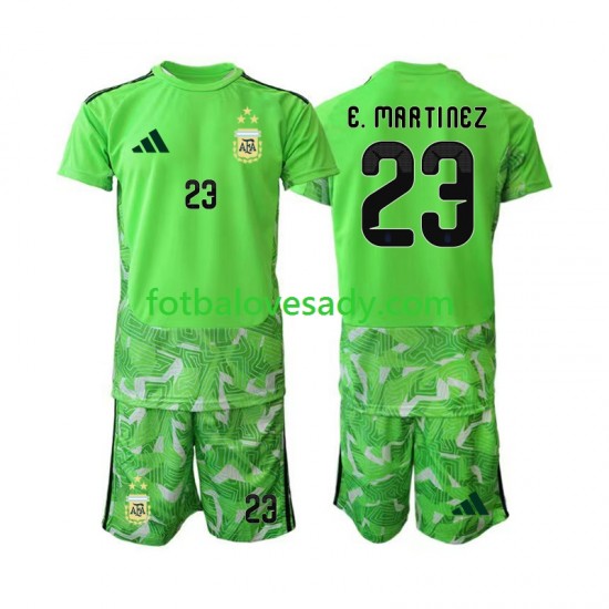 Argentina Brankář Emiliano Martinez 23 Děti Fotbalový dres Třetí Mistrovství světa 2026 Krátký rukáv