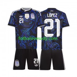 Argentina Jose Manuel Lopez 21 Děti Fotbalový dres Venkovní Mistrovství světa 2026 Krátký rukáv