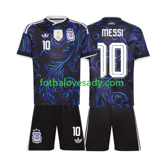 Argentina Lionel Messi 10 Děti Fotbalový dres Venkovní Mistrovství světa 2026 Krátký rukáv