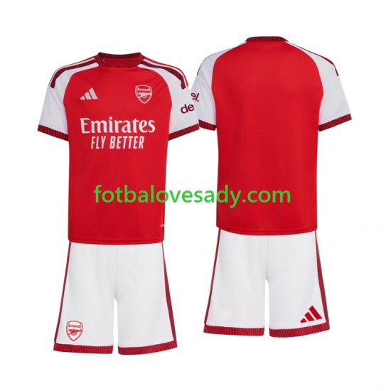 Arsenal Děti Fotbalový dres Domácí 2026-2027 Krátký rukáv