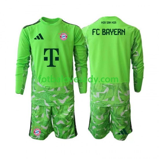 FC Bayern Mnichov Brankář Děti Fotbalový dres Domácí 2026-2027 Dlouhý rukáv