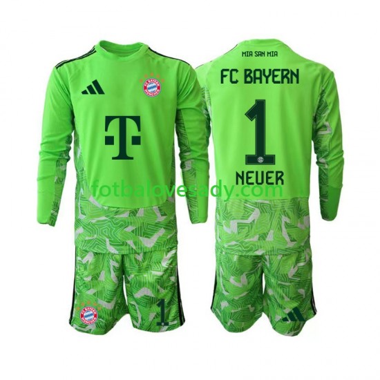 FC Bayern Mnichov Brankář Manuel Neuer 1 Děti Fotbalový dres Domácí 2026-2027 Dlouhý rukáv