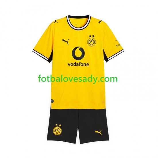 Borussia Dortmund Děti Fotbalový dres Domácí 2026-2027 Krátký rukáv