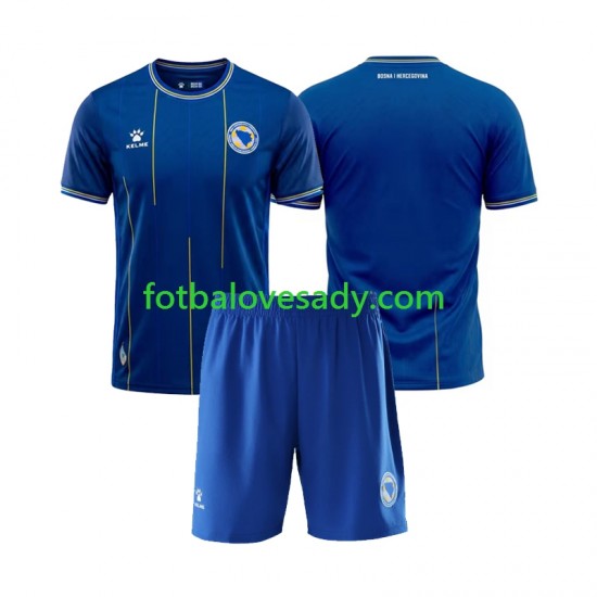 Bosna a Hercegovina Děti Fotbalový dres Domácí Mistrovství světa 2026 Krátký rukáv