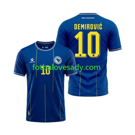 Bosna a Hercegovina Ermedin Demirovic 10 Muži Fotbalový dres Domácí Mistrovství světa 2026 Krátký rukáv