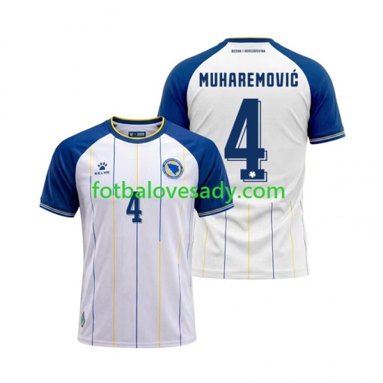 Bosna a Hercegovina Tarik Muharemovic 4 Muži Fotbalový dres Venkovní Mistrovství světa 2026 Krátký rukáv