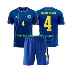 Bosna a Hercegovina Tarik Muharemovic 4 Děti Fotbalový dres Domácí Mistrovství světa 2026 Krátký rukáv