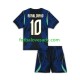 Brazílie Ronaldinho 10 Děti Fotbalový dres Venkovní Mistrovství světa 2026 Krátký rukáv