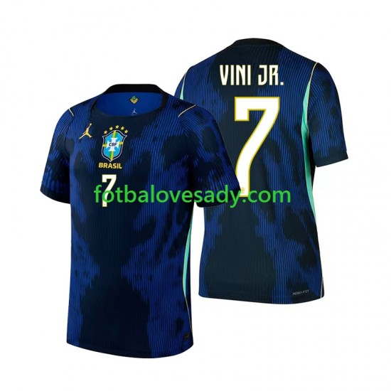 Brazílie Vinicius Junior 7 Muži Fotbalový dres Venkovní Mistrovství světa 2026 Krátký rukáv