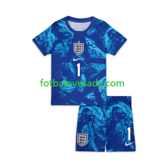 Anglie Brankář Jordan Pickford 1 Děti Fotbalový dres Třetí Mistrovství světa 2026 Krátký rukáv
