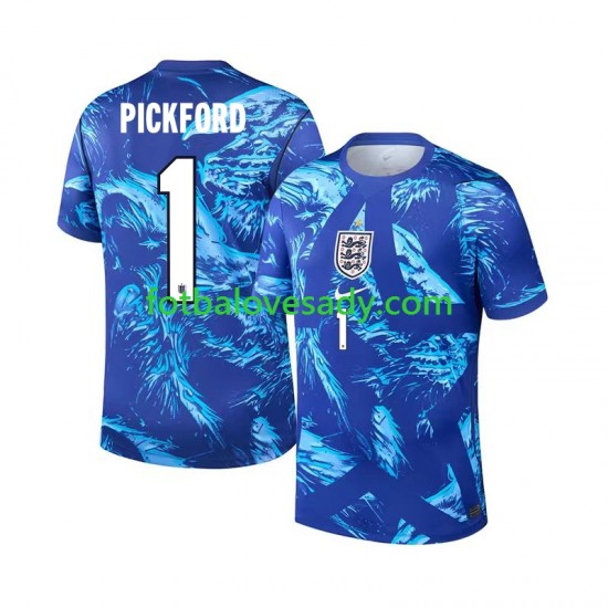 Anglie Brankář Jordan Pickford 1 Muži Fotbalový dres Třetí Mistrovství světa 2026 Krátký rukáv