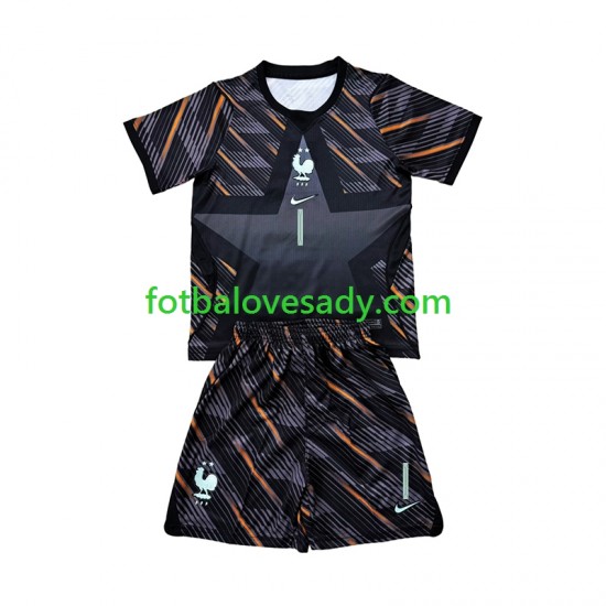 Francie Brankář Brice Samba 1 Děti Fotbalový dres Domácí Mistrovství světa 2026 Krátký rukáv