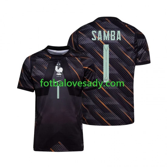 Francie Brankář Brice Samba 1 Muži Fotbalový dres Domácí Mistrovství světa 2026 Krátký rukáv