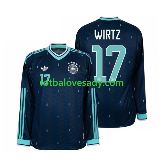 Německo Florian Wirtz 17 Muži Fotbalový dres Venkovní Mistrovství světa 2026 Dlouhý rukáv