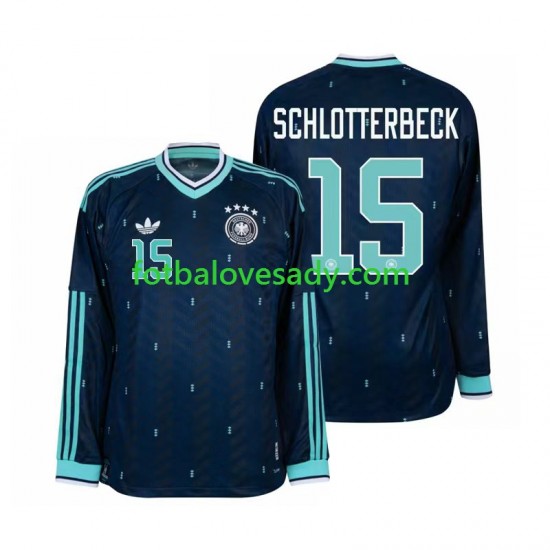 Německo Nico Schlotterbeck 15 Muži Fotbalový dres Venkovní Mistrovství světa 2026 Dlouhý rukáv
