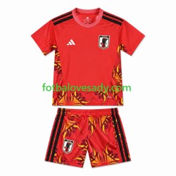 Japonsko Brankář Děti Fotbalový dres Domácí Mistrovství světa 2026 Krátký rukáv